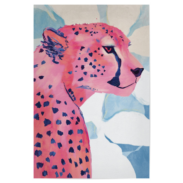 Poster "Cheetah's Graceful Majesty" artboxONE - Floral,Tiere