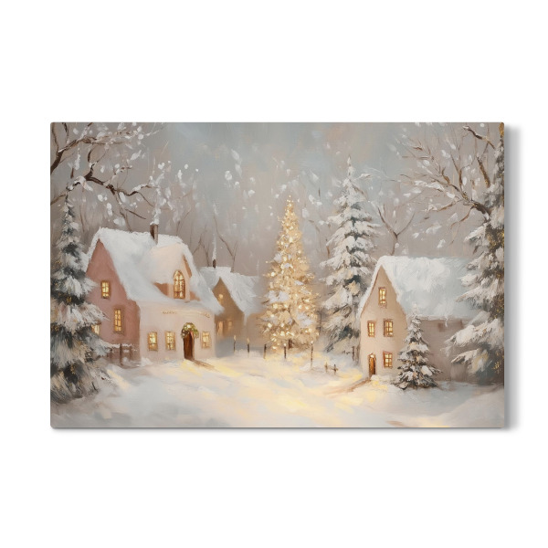 Galerie-Print "Winterliche Weihnachtsstadt" 30x20 cm artboxONE