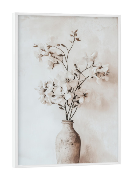 Poster mit weißem Rahmen "Boho Blütenzauber" artboxONE - Natur,Floral