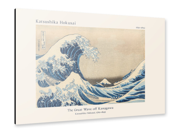 Alu-Dibond "Katsushika-Die große Welle" 30x20 cm artboxONE
