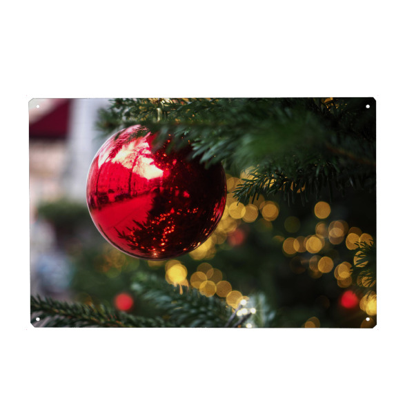 Metall Poster "Weihnachtsstimmung" artboxONE - Weihnachten