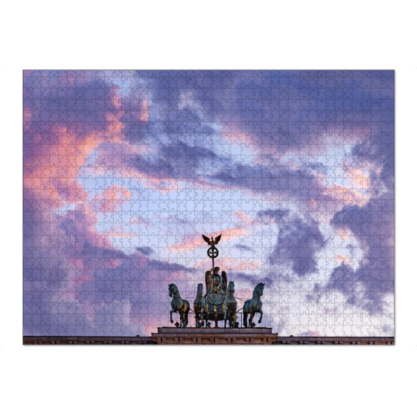 Puzzle Ravensburger "Quadriga Brandenburger Tor" artboxONE - Städte / Berlin,Architektur - Quadriga,Brandenburger tor,Berlin,Deutschland
