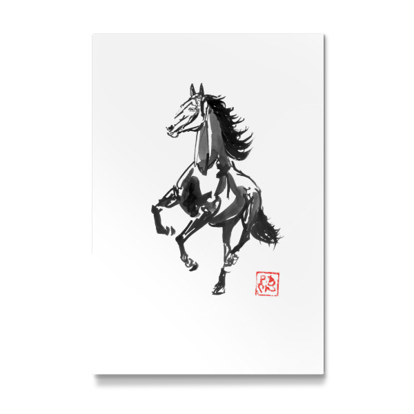 Galerie-Print "Running horse wild" 75x50 cm artboxONE