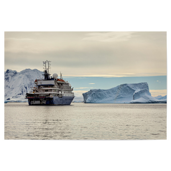 Poster "Eisberge am Südpol" artboxONE - Natur,Reise - Antarktis,Südpol,Eisberg,Eis,Schnee,Kalt,Packeis,Arktis,Südpolarmeer,Natur,Landschaft,Winter
