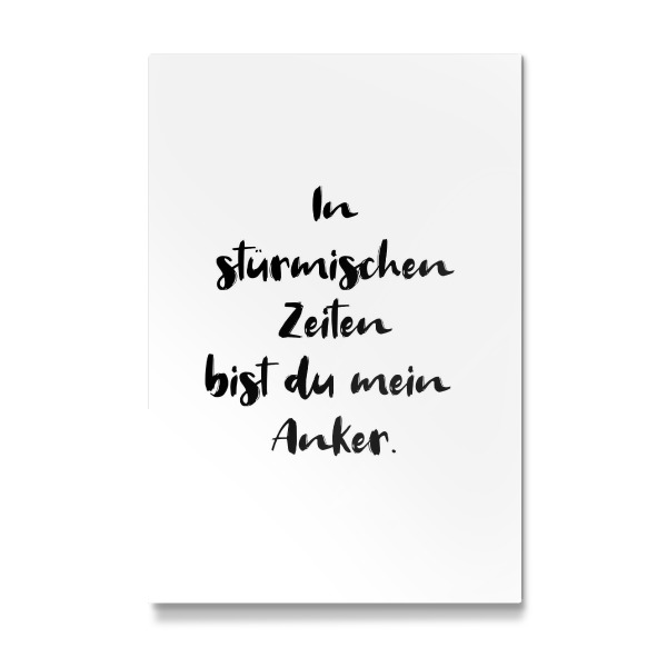 Galerie-Print "Bist mein Anker" 30x20 cm artboxONE