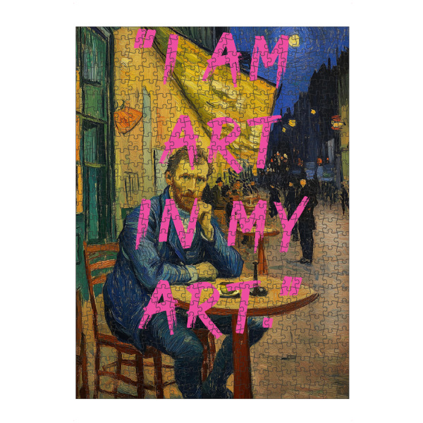 Puzzle Ravensburger "Art Caféterrasse van Gogh Art" artboxONE - Typografie,Essen & Trinken,Menschen