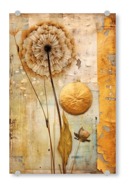 Acrylglasbild "Dandelion Glow" artboxONE - Natur,Floral,Für Mama