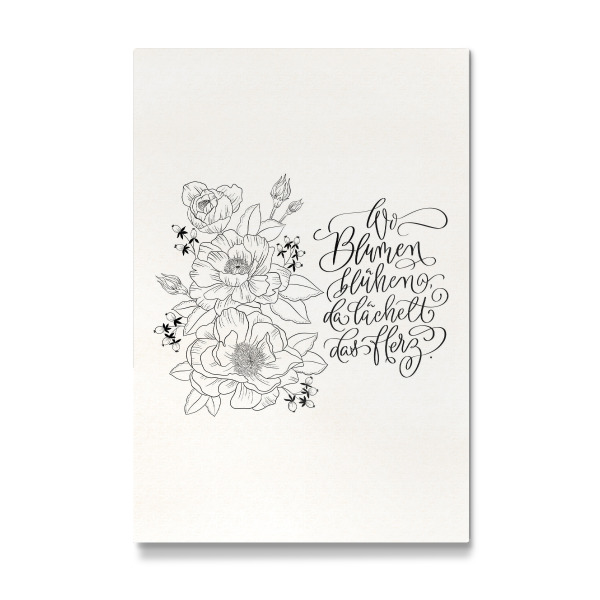 Galerie-Print "Wo Blumen blühen," 75x50 cm artboxONE