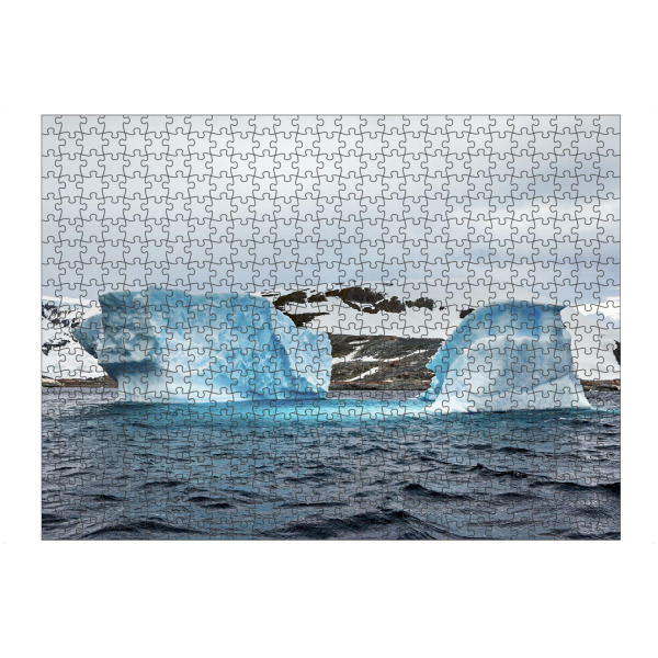 Puzzle Ravensburger "Weißblaues Eis" artboxONE - Natur,Reise