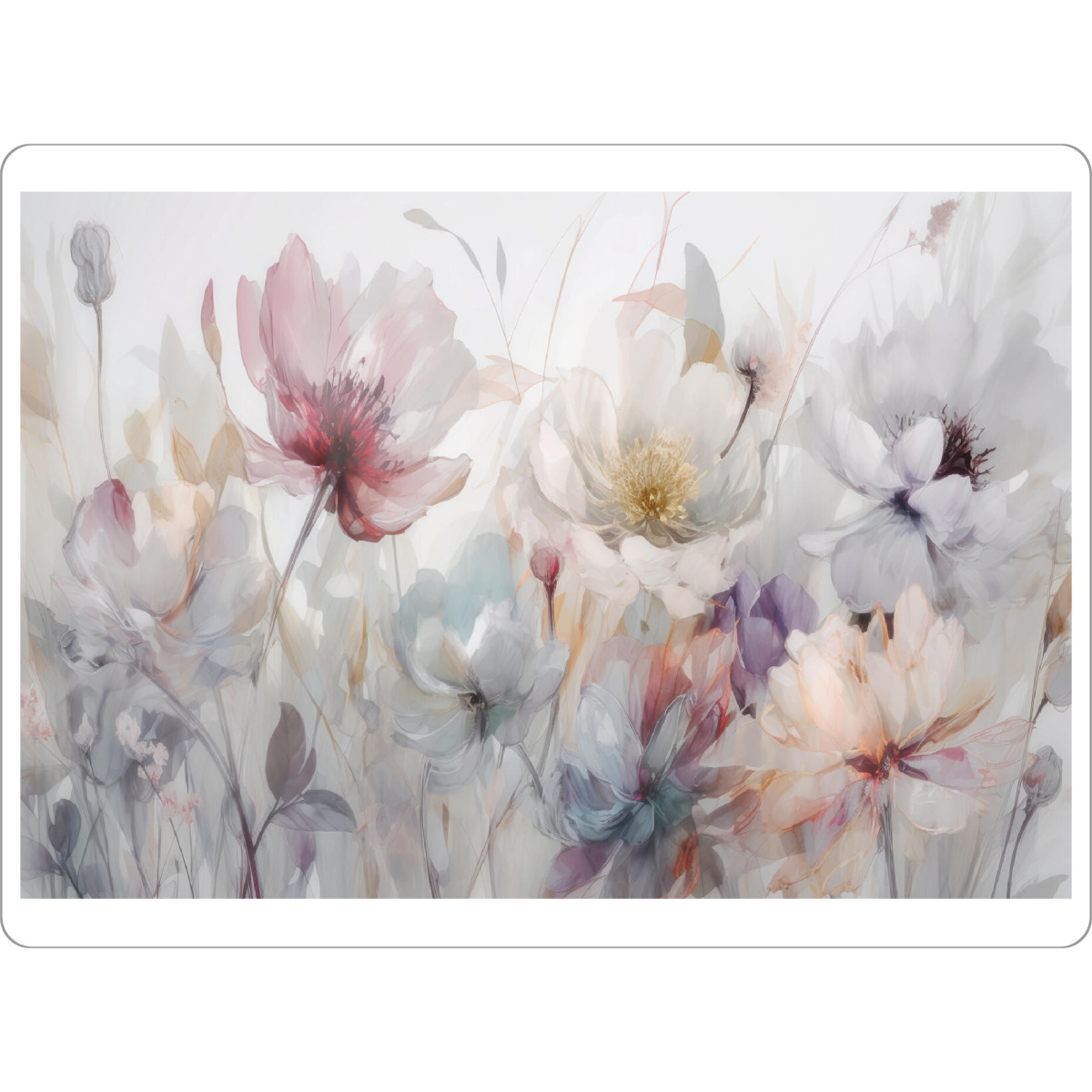 Tischset "Mein magischer Garten" artboxONE - Natur,Floral - Blumen,Floral,Malerei,Garten - Bild blumen