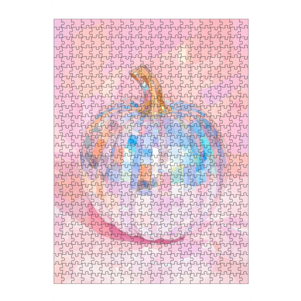 Puzzle Ravensburger "Kürbis-Disco-Kugel" artboxONE - Essen & Trinken,Abstrakt,Essen & Trinken / Obst & Gemüse,Festivals