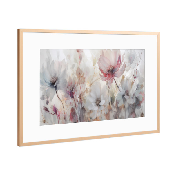 Poster mit Rahmen Kupfer "Ein weiterer magischer Garten" artboxONE - Natur,Floral - Blumen,Floral,Natur,Malerei
