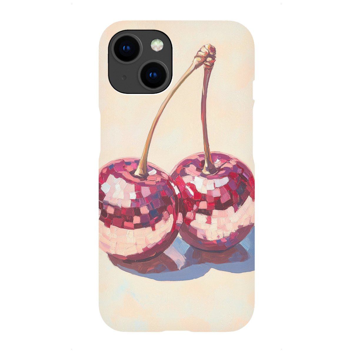 "Kirschdiscokugeln"für iPhone - Premium-Case Handyhülle artboxONE