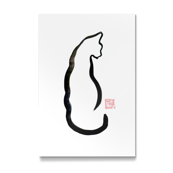 Galerie-Print "Linienkat" 30x20 cm artboxONE