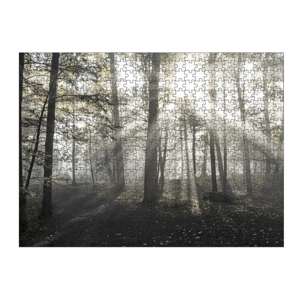 Puzzle Ravensburger "Waldsonnenaufgang" artboxONE - Natur - Bäume,Wälder,Sonne - Bild bäume