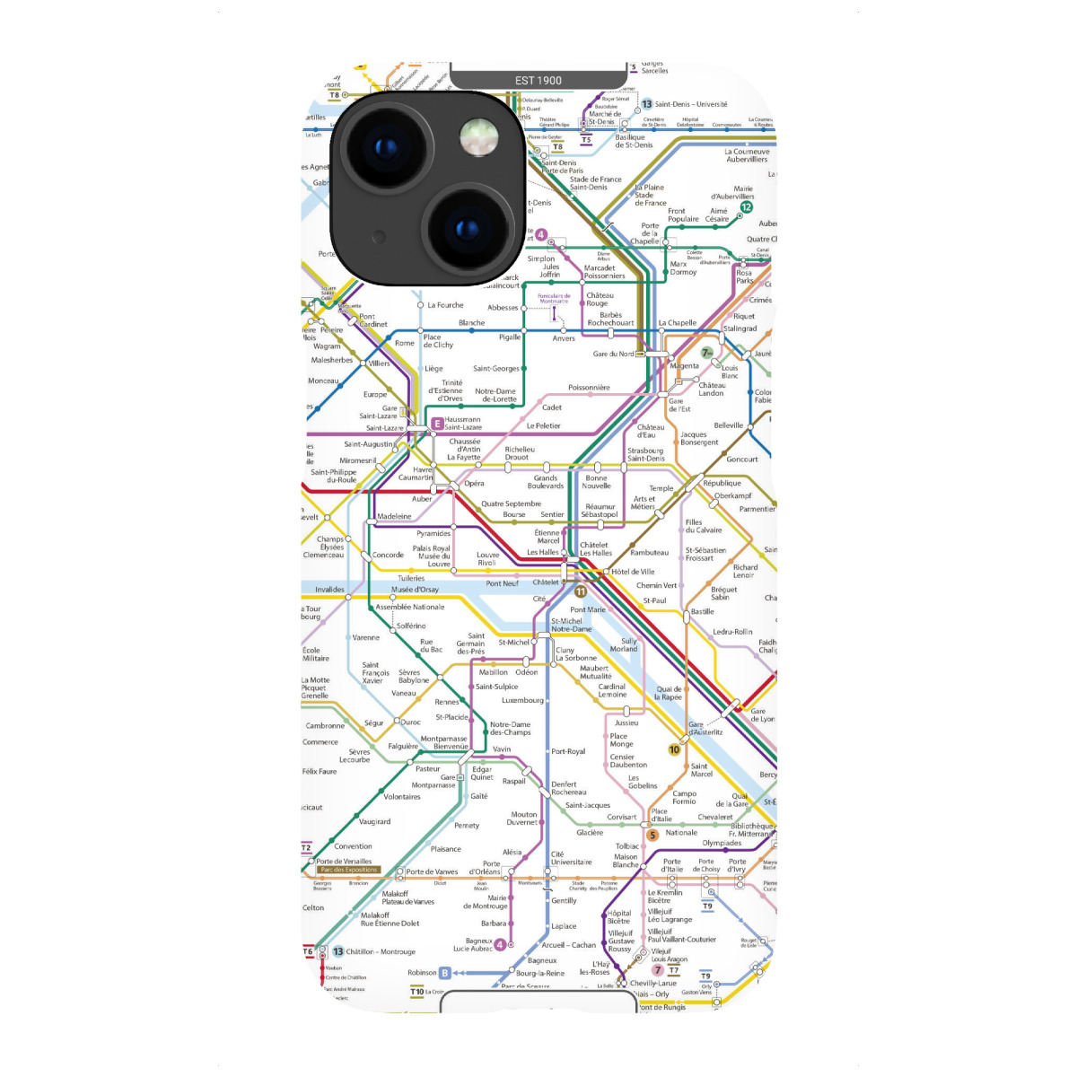 iPhone "U-Bahn – Paris" Premium-Case Handyhülle artboxONE