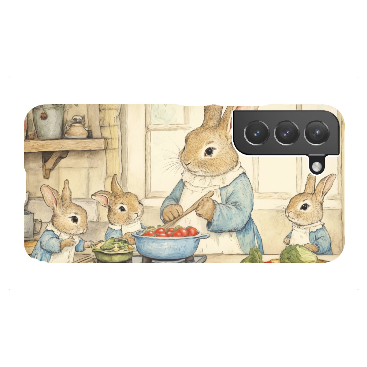 Samsung Galaxy "Kaninchen und Babys" Premium-Case Handyhülle artboxONE