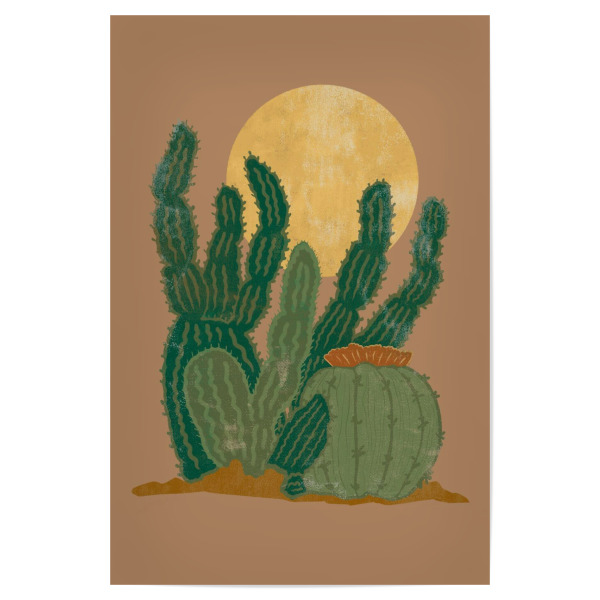 Poster 30x20 cm "Modern American Cactus" artboxONE - Natur,Reise
