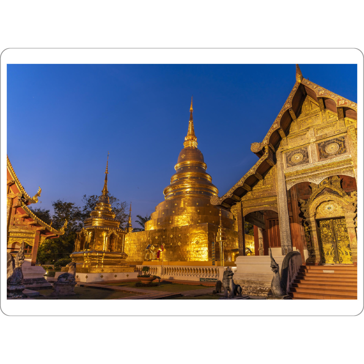 Tischset "Tempel in Chiang Mai" artboxONE - Architektur,Reise / Asien