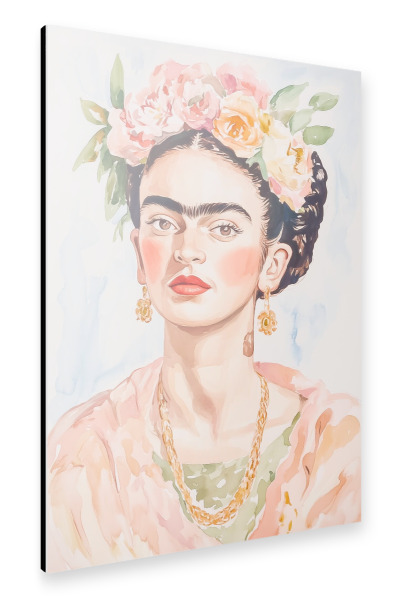 Alu-Dibond "Frida Aquarellkunst" 30x20 cm artboxONE