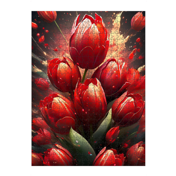 Puzzle Ravensburger "Tulpenkraft" artboxONE - Floral
