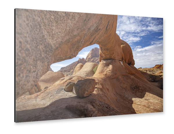 Alu-Dibond "Spitzkoppe Namibia" 30x20 cm artboxONE