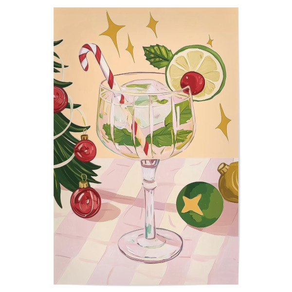 Poster "Weihnachtsgetränkkunst" artboxONE - Essen & Trinken,Weihnachten,Essen & Trinken / Alkohol,Festivals