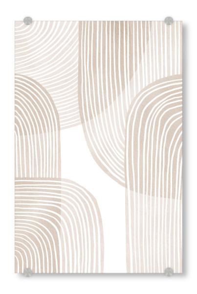 Acrylglasbild "Komposition minimalistisch" artboxONE - Abstrakt,Geometrie