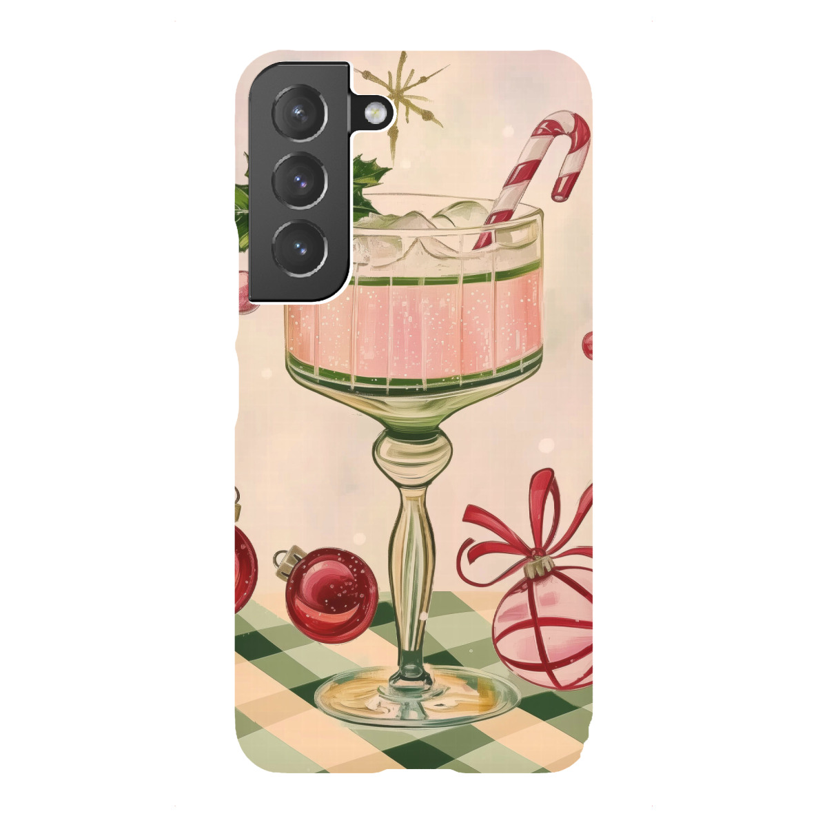 Samsung Galaxy "Weihnachtscocktailgetränk" Premium-Case Handyhülle artboxONE