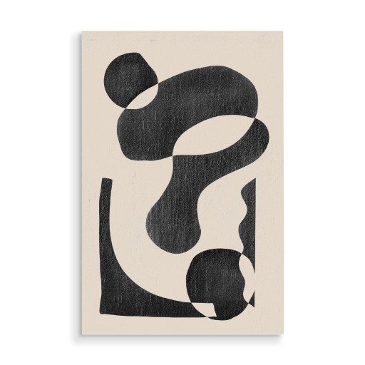 Beige schwarz abstrakt