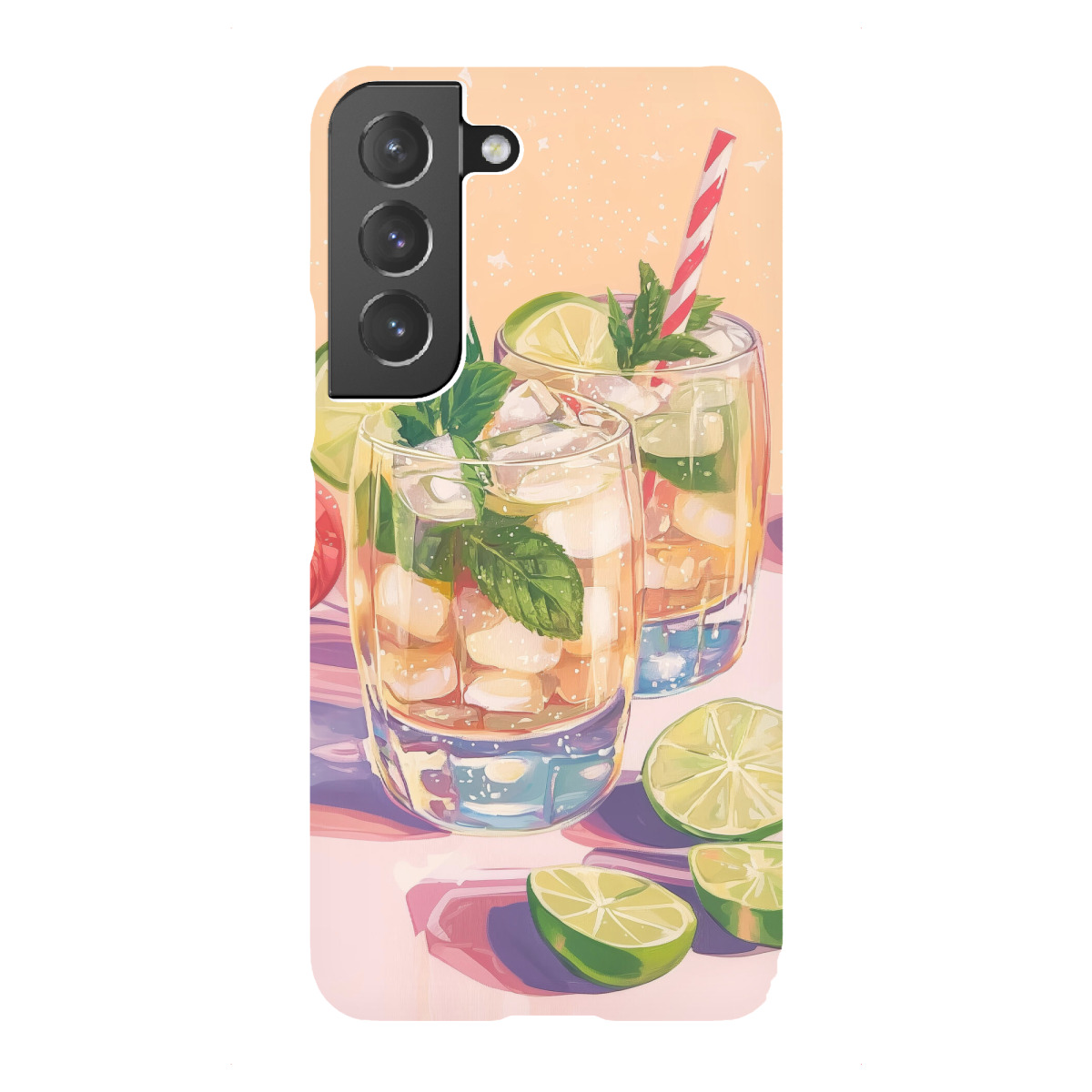 Samsung Galaxy "Limettencocktail" Premium-Case Handyhülle artboxONE