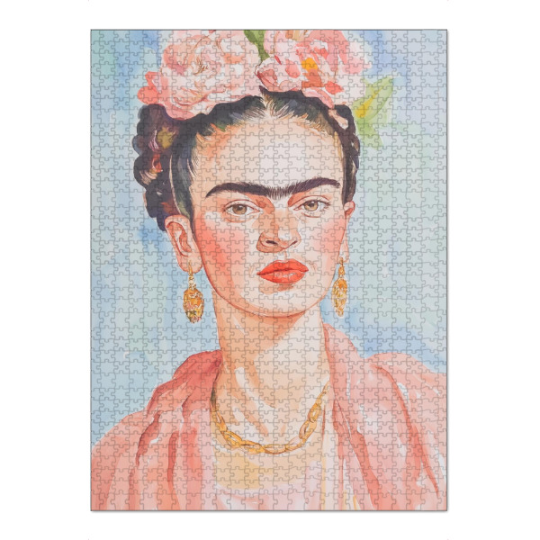 Puzzle Ravensburger "Frida-Selbstporträt" artboxONE - Floral,Menschen,Festivals