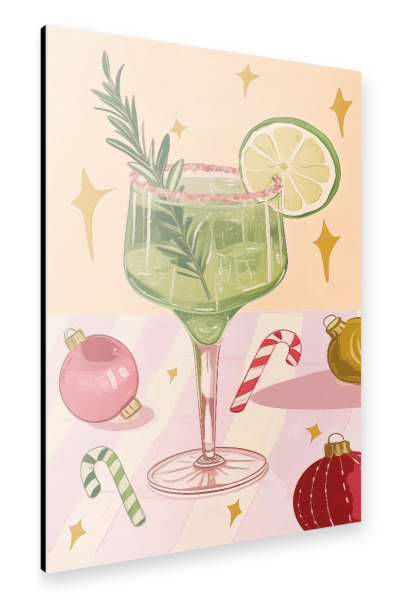 Alu-Dibond "Festival-Cocktailgetränk" 30x20 cm artboxONE