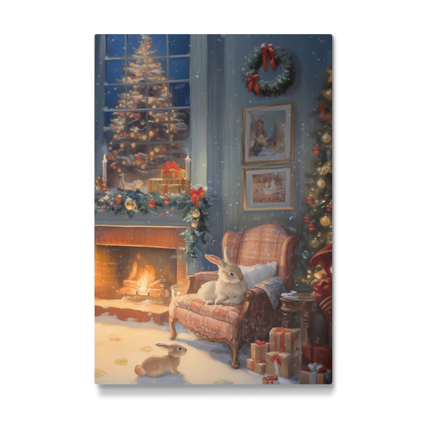 Galerie-Print "Kaninchen im Wohnzimmer" 30x20 cm artboxONE