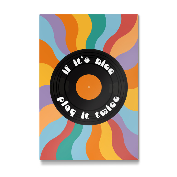 Galerie-Print "Schallplatte LP - Twice - farbig" 30x20 cm artboxONE