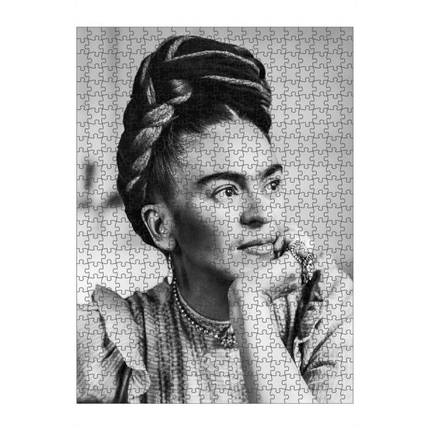 Puzzle Ravensburger "Frida Kahlo Ewige Eleganz" artboxONE - Floral,Menschen,Fashion