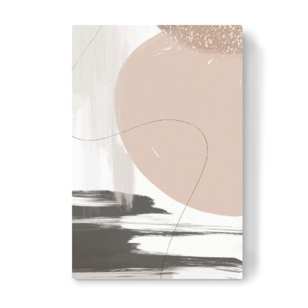 Leinwandbild "Abstrakte Kunstfarbe" artboxONE - Abstrakt - Abstrakt,Abstrakte kunst,Komposition,Strichzeichnungen,Minimal,Minimalistisch