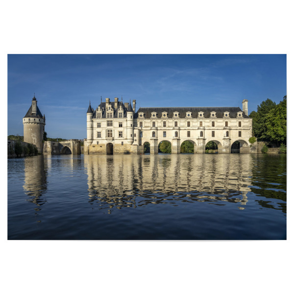 Poster "Schloss Chenonceau" artboxONE - Architektur - Schloss chenonceau,Loiretal,Loire,Schloss,Chenonceaux,Frankreich