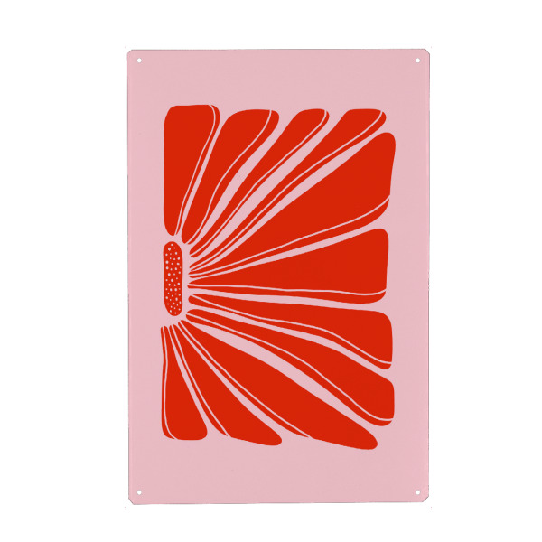 Holzbild "Blume - Rosarot" artboxONE - Natur,Floral,Abstrakt