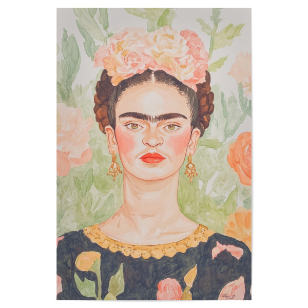 Poster "Frida-Porträt" artboxONE - Floral,Menschen,Fashion