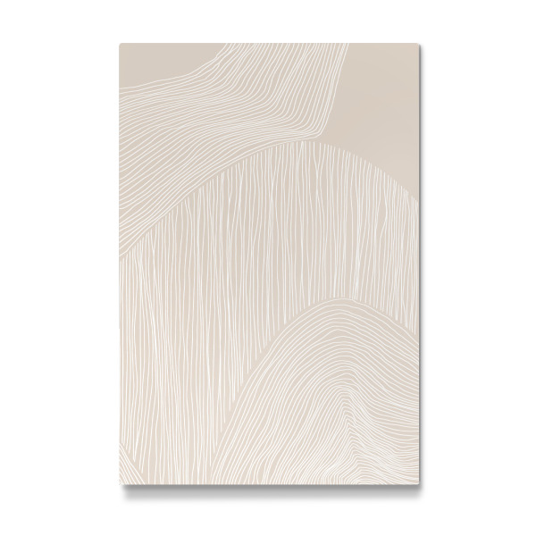 Galerie-Print "Weiß-beige Freihand-Linienkunst" 30x20 cm artboxONE