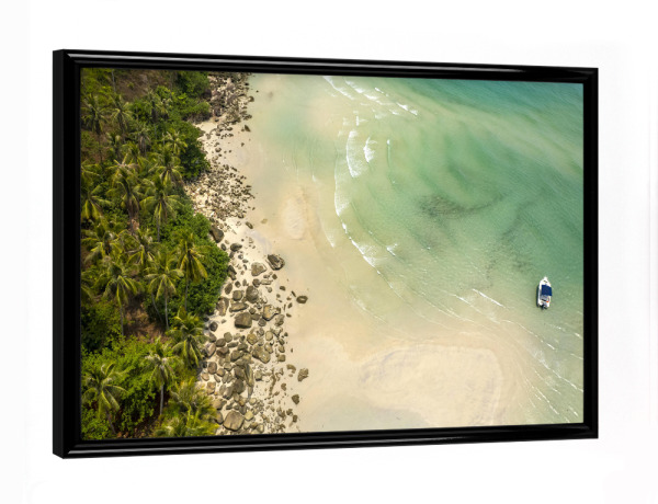 Poster mit schwarzem Rahmen "Traumstrand Thailand" artboxONE - Reise / Strand und Meer,Reise / Asien