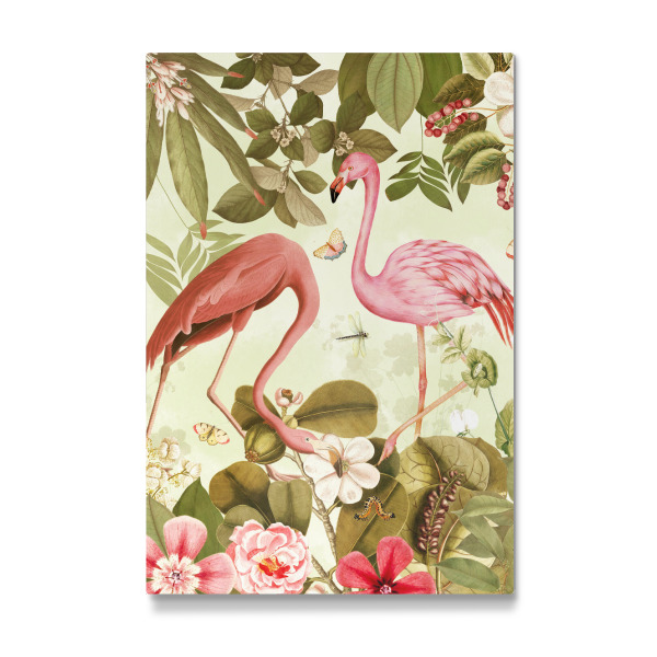 Galerie-Print "Pink Vintage Flamingo Paradise" 30x20 cm artboxONE