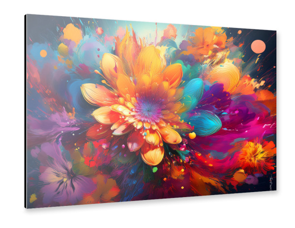 Alu-Dibond "Überwältigende Blumen" 30x20 cm artboxONE