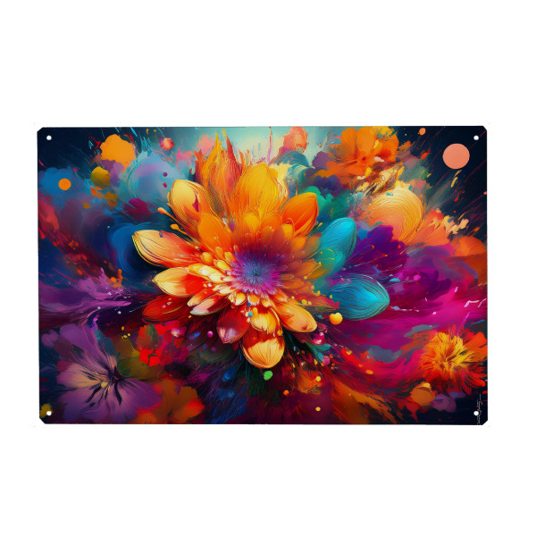 Holzbild "Überwältigende Blumen" artboxONE - Floral