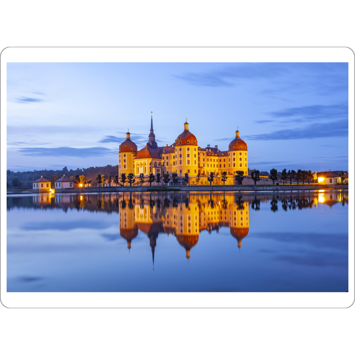 Tischset "Schloss Moritzburg bei Nacht" artboxONE - Architektur,Städte / Dresden