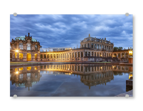 Acrylglasbild "Zwinger bei Nacht" artboxONE - Architektur,Städte / Dresden - Zwinger,Dresden,Nacht,Sachsen,Deutschland