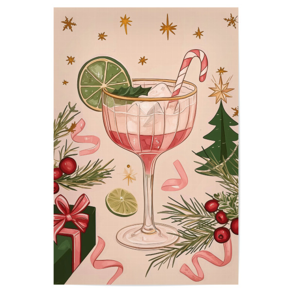 Poster 30x20 cm "Limetten-Cocktailgetränk" artboxONE - Essen & Trinken,Weihnachten,Essen & Trinken / Alkohol,Festivals
