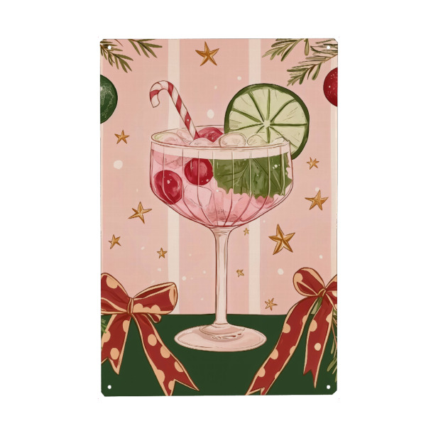 Metall Poster "Weihnachtsgetränke" artboxONE - Essen & Trinken,Weihnachten,Essen & Trinken / Alkohol,Festivals