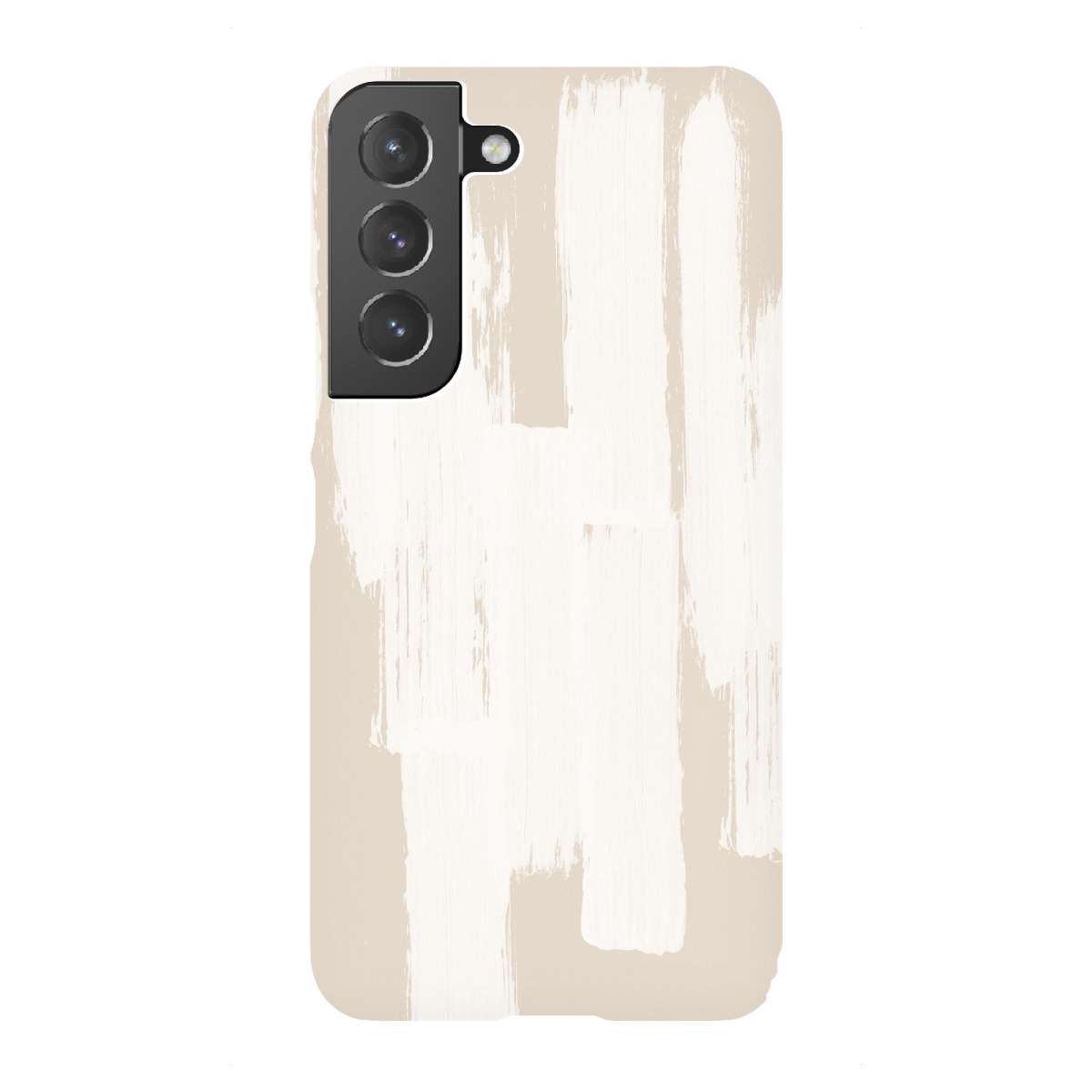 "Abstraktes Beige-Weiß"für Samsung Galaxy - Premium-Case Handyhülle artboxONE